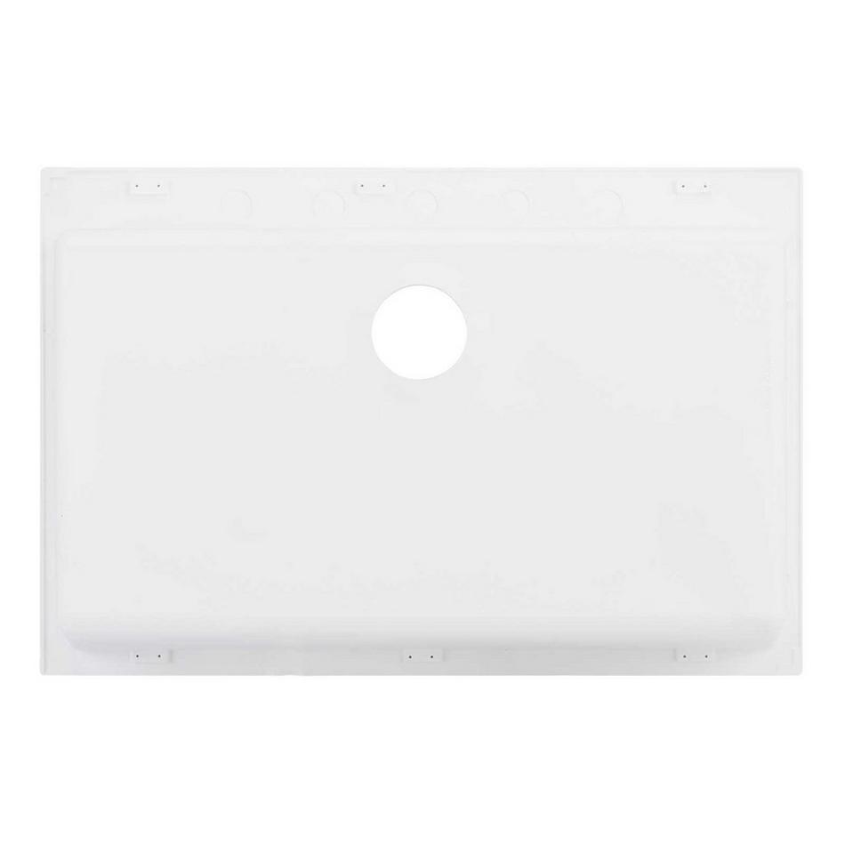 33" Algren Drop-In Granite Composite Sink - Cloud White, , large image number 6