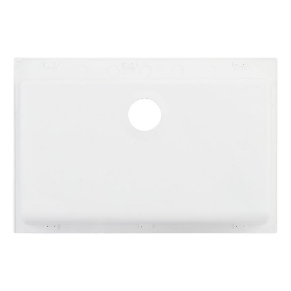 33" Algren Undermount Granite Composite Sink - Cloud White, , large image number 5