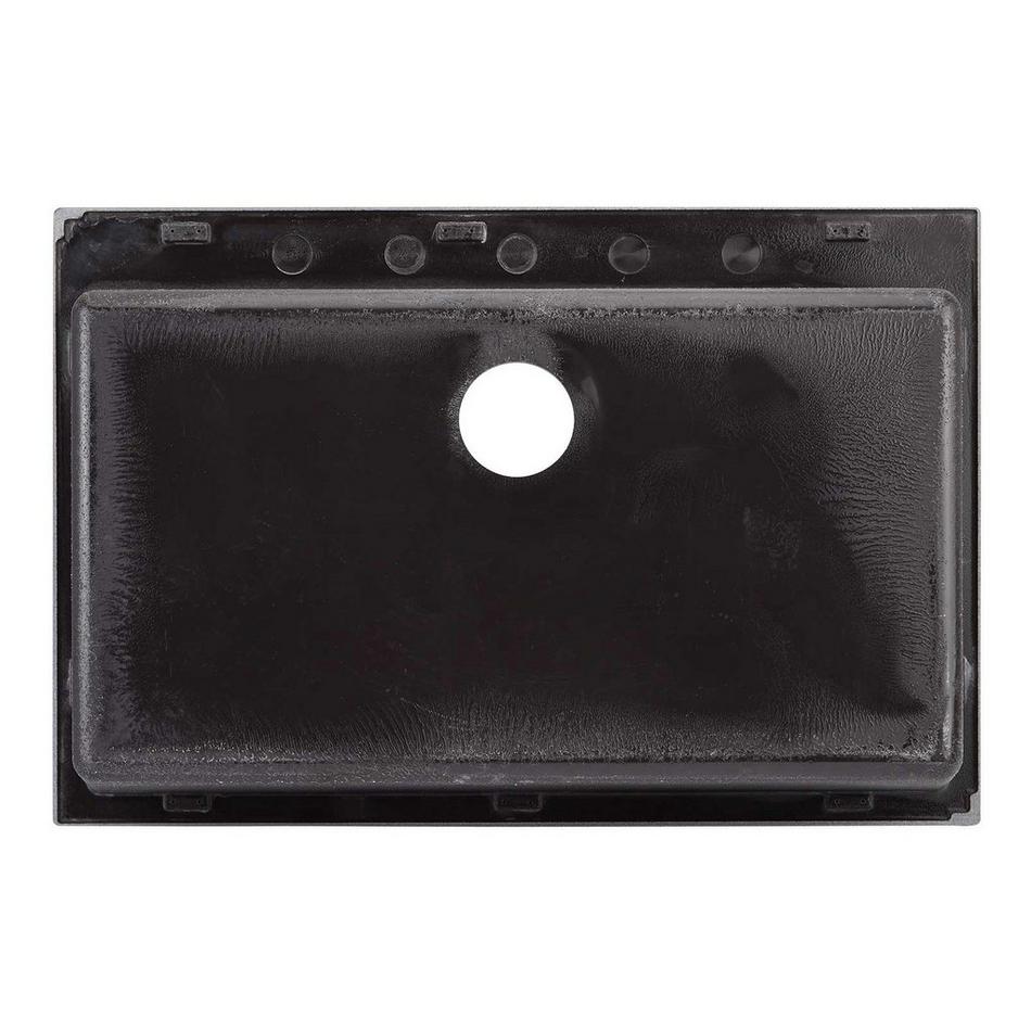 33" Algren Drop-In Granite Composite Sink - Black, , large image number 6