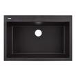 33" Algren Drop-In Granite Composite Sink - Black, , large image number 4