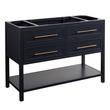 48" Robertson Mahogany Console Vanity for Rectangular Undermount Sink - Midnight Navy Blue, , large image number 3