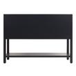 48" Robertson Mahogany Console Vanity for Rectangular Undermount Sink - Midnight Navy Blue, , large image number 6
