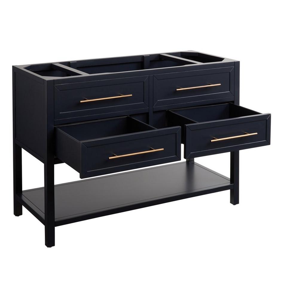 48" Robertson Mahogany Console Vanity for Undermount Sink - Midnight Navy Blue, , large image number 3