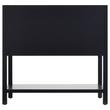 36" Robertson Mahogany Console Vanity for Rectangular Undermount Sink - Midnight Navy Blue, , large image number 6