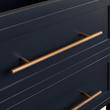 36" Robertson Mahogany Console Vanity - Midnight Navy Blue - Vanity Cabinet Only, , large image number 4