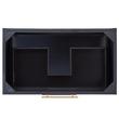 36" Robertson Mahogany Console Vanity - Midnight Navy Blue - Vanity Cabinet Only, , large image number 2