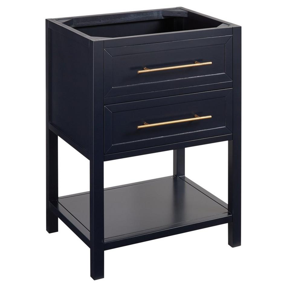 24" Robertson Mahogany Console Vanity for Rectangular Undermount Sink - Midnight Navy Blue, , large image number 3