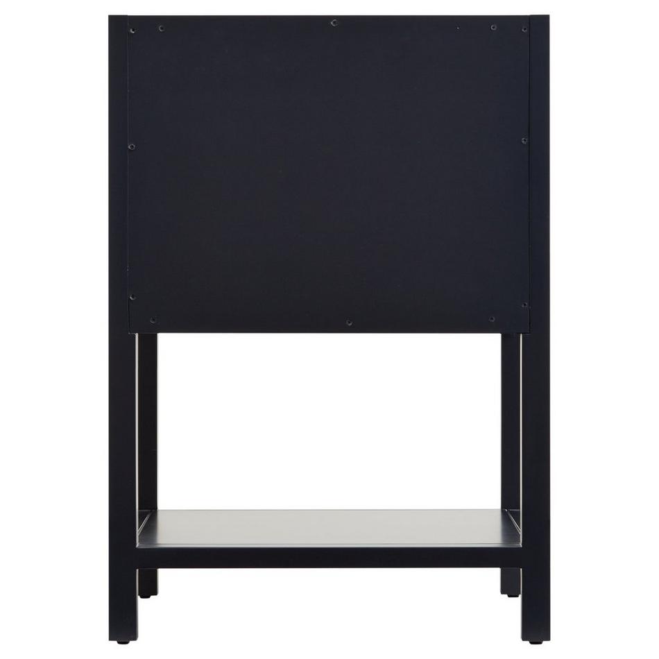 24" Robertson Mahogany Console Vanity for Rectangular Undermount Sink - Midnight Navy Blue, , large image number 6