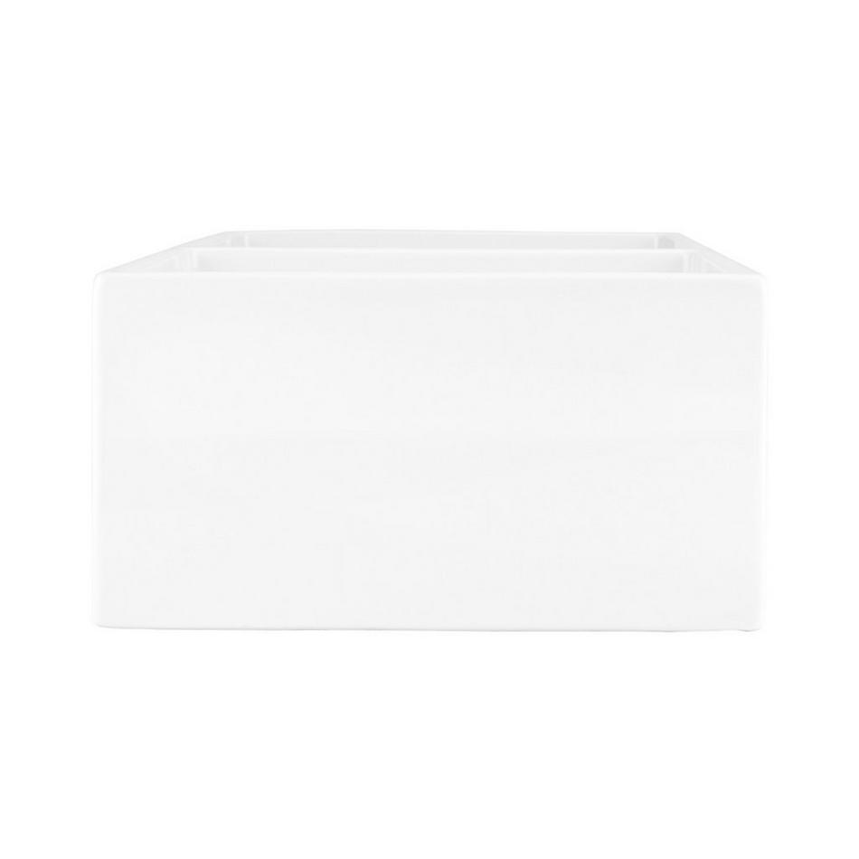 36" Torun Double-Bowl Fireclay Farmhouse Sink - White, , large image number 2