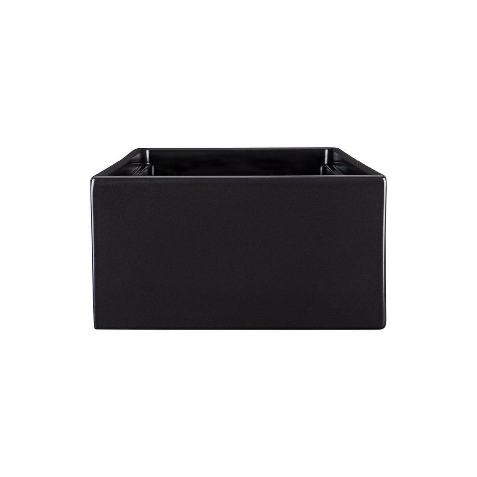 30" Brumfield Fireclay Farmhouse Sink - Matte Black, , large image number 2