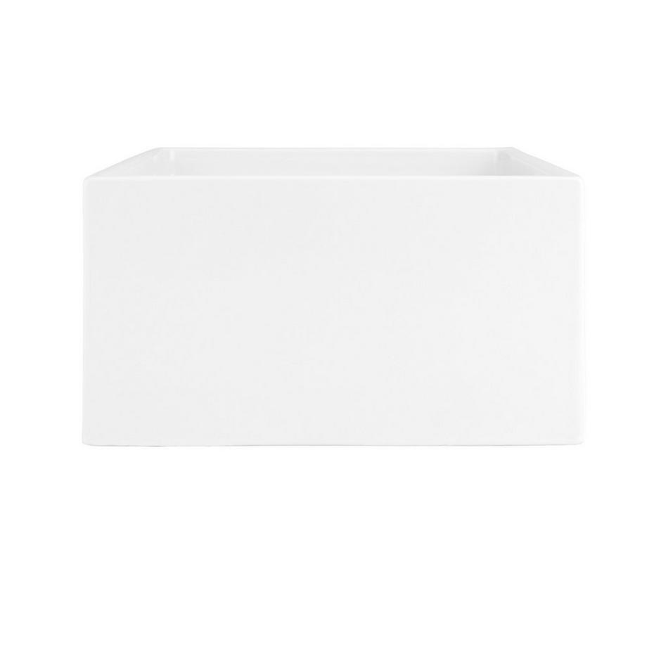 30" Brumfield Fireclay Farmhouse Sink - White, , large image number 4