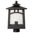 Carytown Outdoor Post Lantern - Single Light - Black, , large image number 2