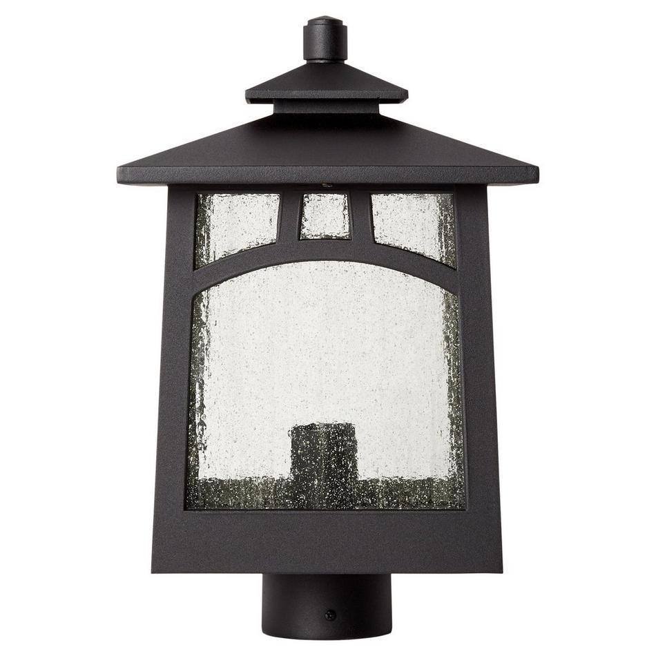 Carytown Outdoor Post Lantern - Single Light - Black, , large image number 2