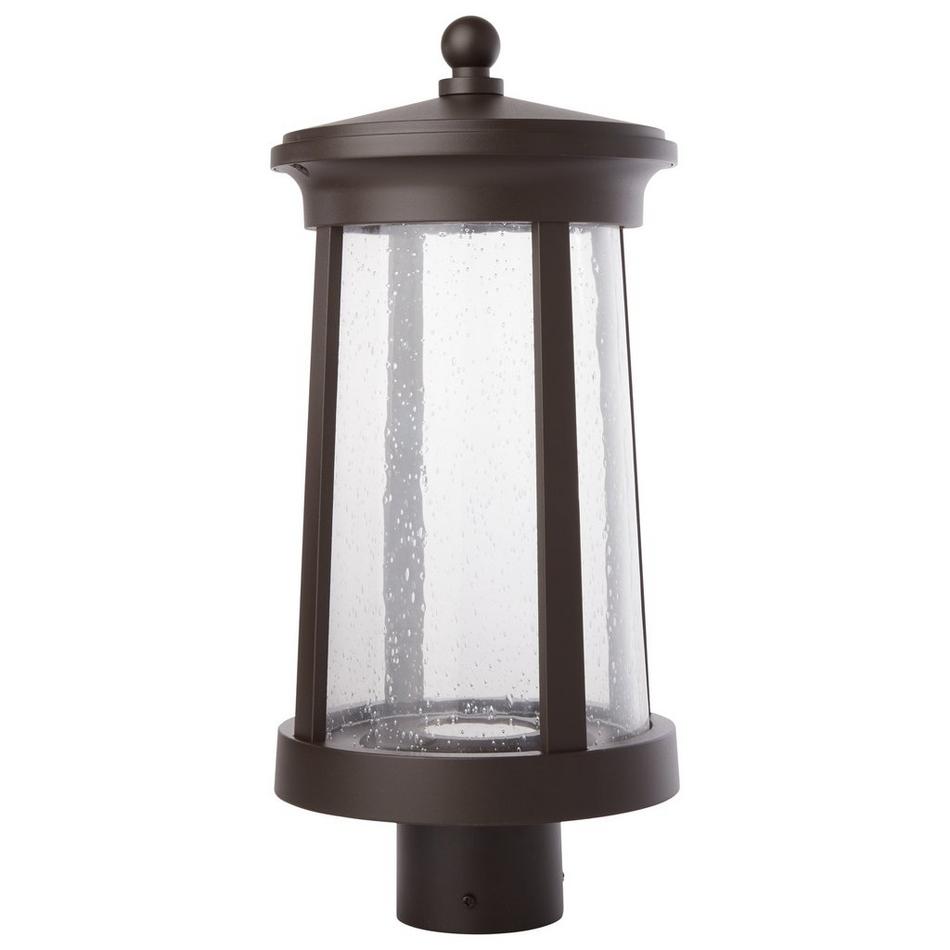 Woodberry Outdoor Post Lantern - Single Light - Chocolate Bronze, , large image number 2