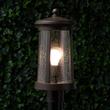 Woodberry Outdoor Post Lantern - Single Light - Chocolate Bronze, , large image number 1