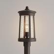 Woodberry Outdoor Post Lantern - Single Light - Chocolate Bronze, , large image number 0