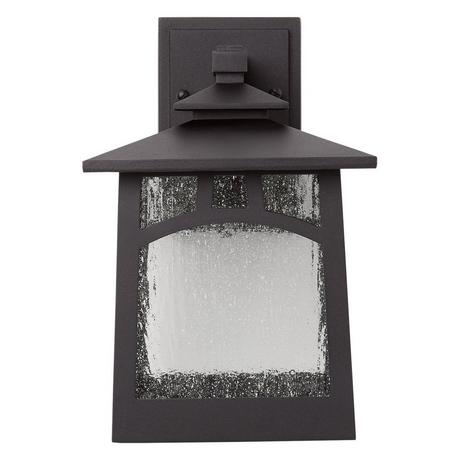 Carytown Black Outdoor Entrance Wall Sconce