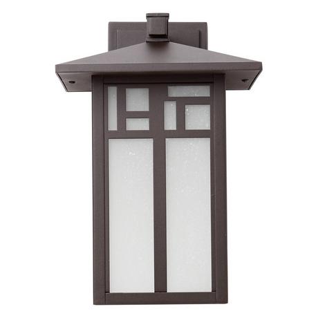 Weaver Chocolate Bronze Outdoor Entrance Wall Sconce