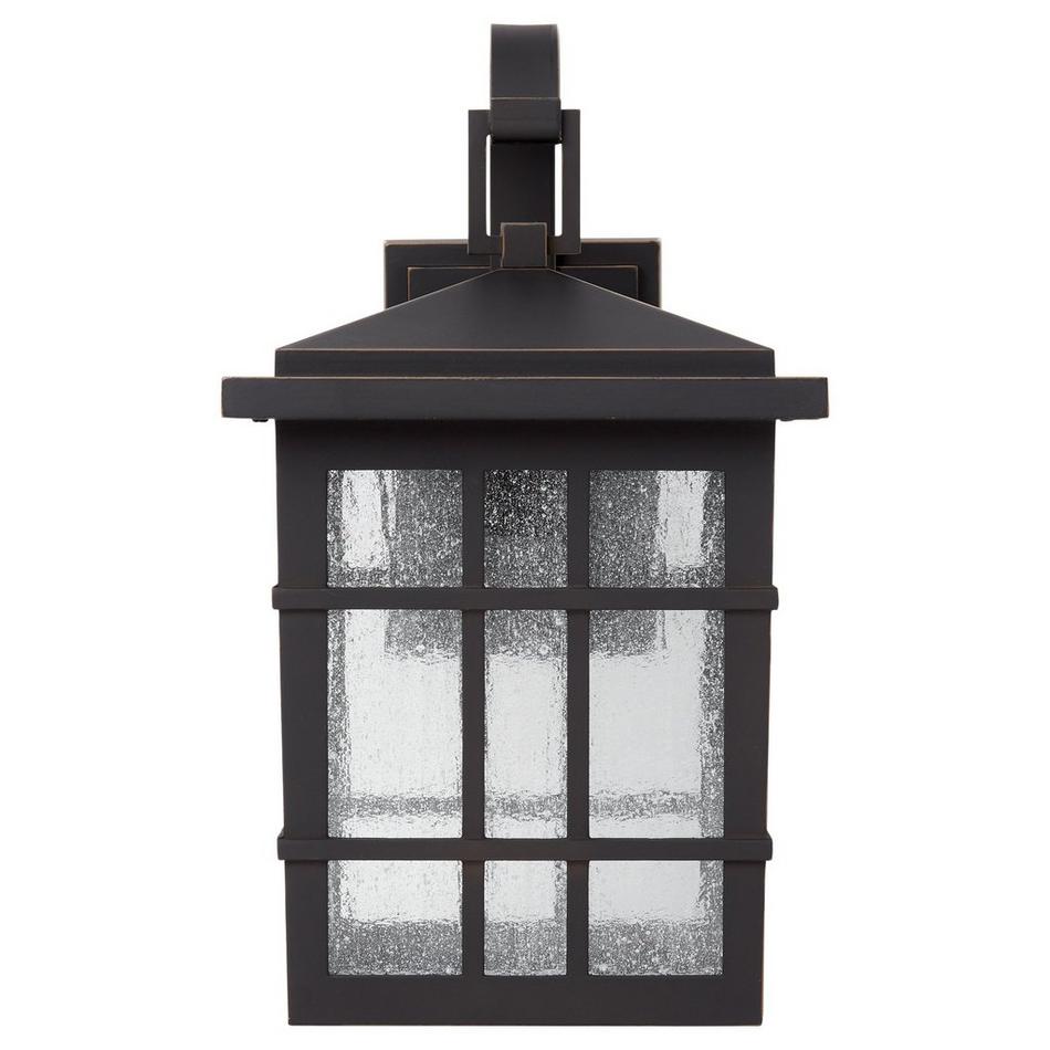 Ambler Outdoor Entrance Wall Sconce - Clear Seeded, , large image number 4