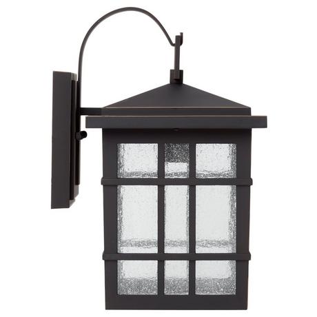 Ambler Outdoor Entrance Wall Sconce - Clear Seeded