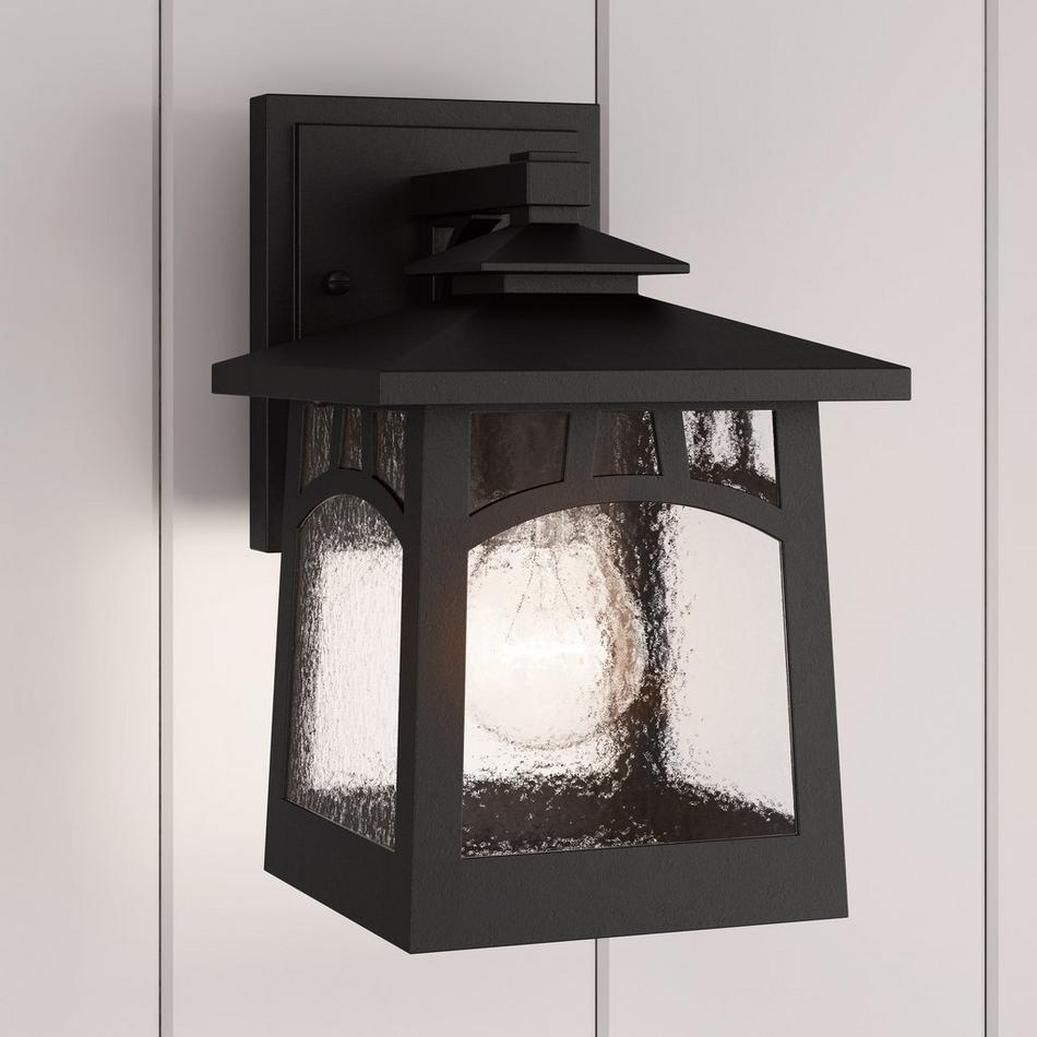 Carytown Black Outdoor Entrance Wall Sconce, , large image number 0