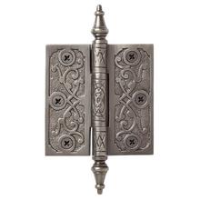 Vine Solid Brass Door Hinge - Antique Pewter | Signature Hardware