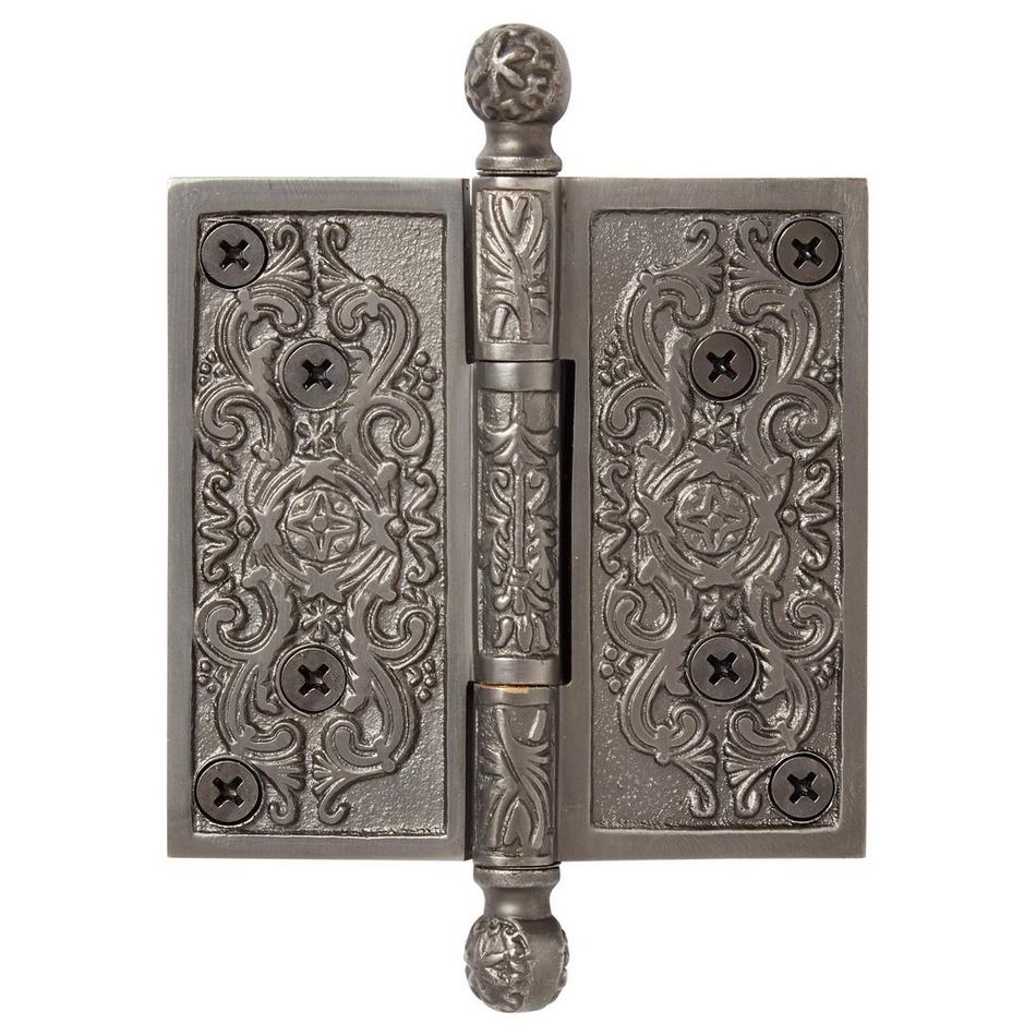 Eastern Damask Solid Brass Door Hinge, , large image number 3