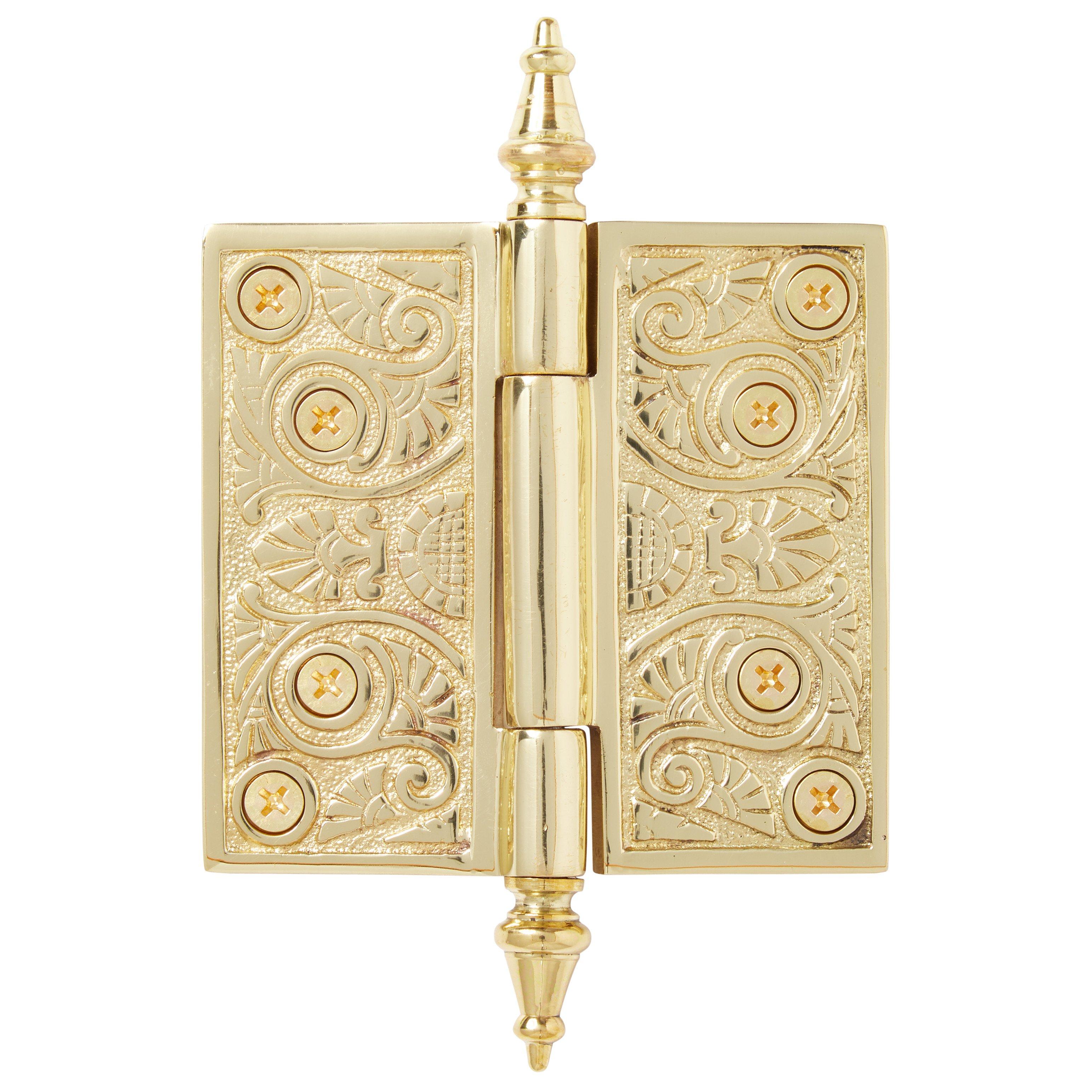 Art Deco Solid Brass Door Hinge | Signature Hardware