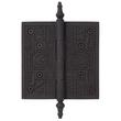 Quilted Cast Iron Door Hinge, , large image number 0