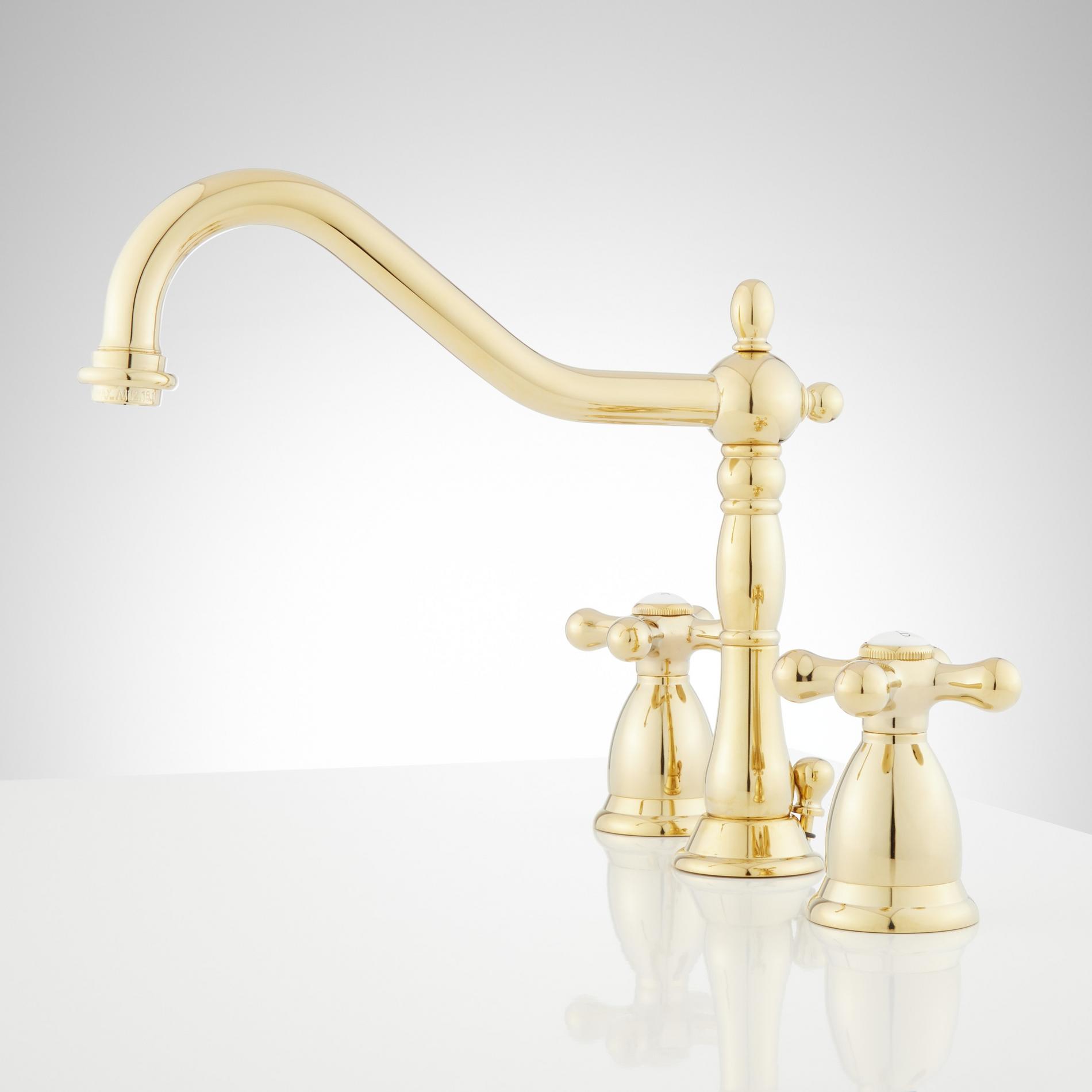 Victorian Widespread Bathroom Faucet Cross Handles Signature Hardware