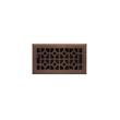 Appert Steel Floor Register - Oil Rubbed Bronze 4" x 8" (5-1/4" x 9-3/8" Overall), , large image number 0