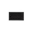 Appert Steel Floor Register - Black 4" x 8" (5-1/4" x 9-3/8" Overall), , large image number 0