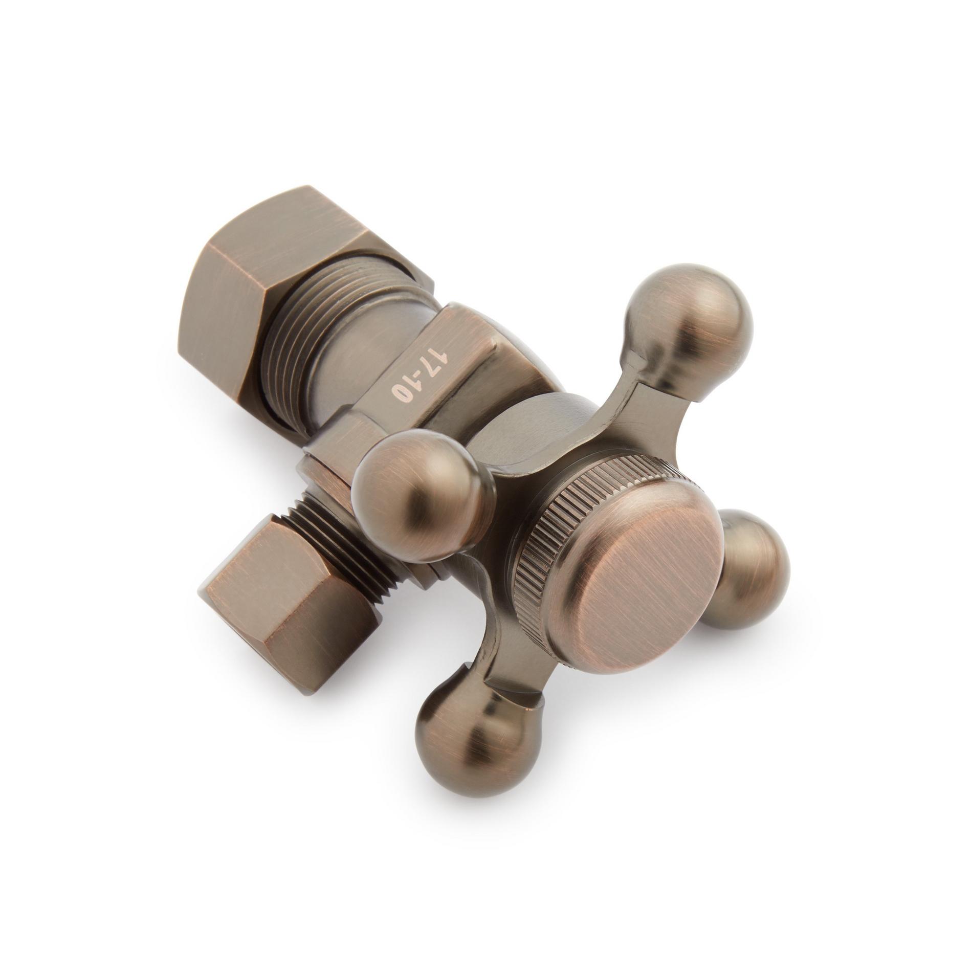 Cross Handle Angle Stop - 5/8