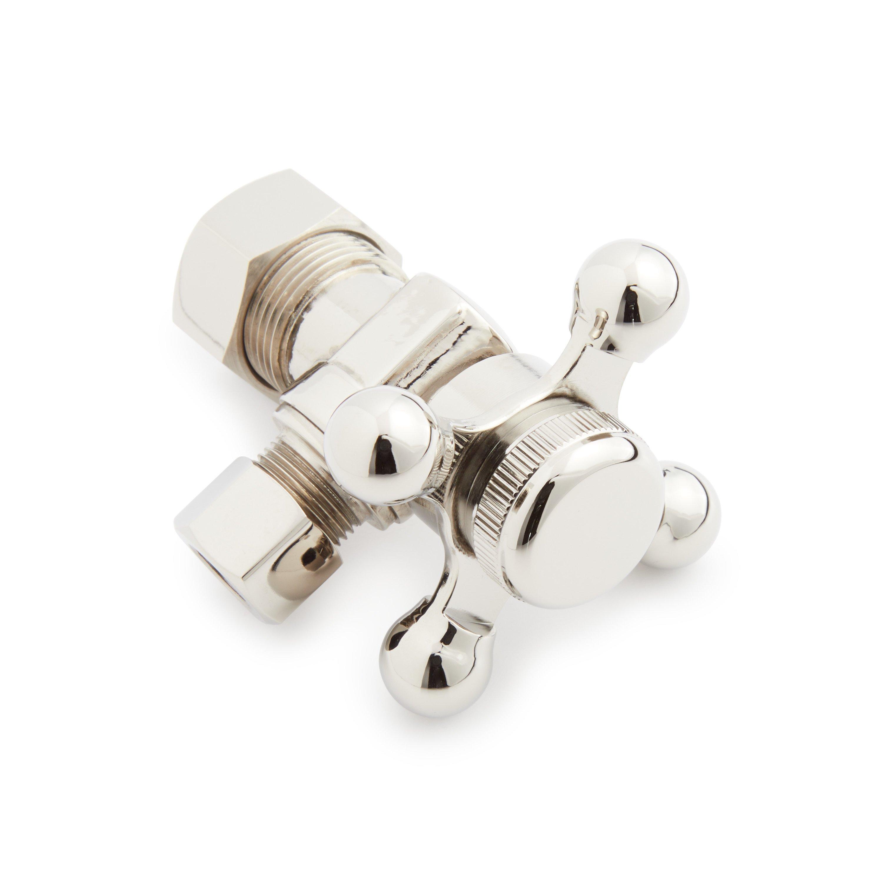 Cross Handle Angle Stop - 5/8