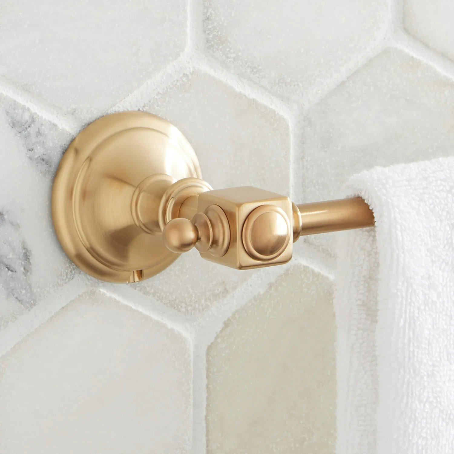 Vintage Collection Towel Bar Brushed Gold Signature Hardware