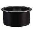 NLA 19" Derin Round Undermount Fireclay Prep Sink - Matte Black, , large image number 3