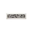 Baer Steel Floor Register - Brushed Nickel 2-1/4" x 10" (3-1/2" x 11-3/8" Overall), , large image number 0