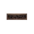 Baer Steel Floor Register - Oil Rubbed Bronze 2-1/4" x 14" (3-1/2" x 15-3/8" Overall), , large image number 0