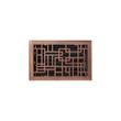 Baer Steel Floor Register - Oil Rubbed Bronze 6" x 10" (7-1/4" x 11-3/8" Overall), , large image number 0