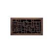 Baer Steel Floor Register - Oil Rubbed Bronze 6" x 14" (7-1/4" x 15-3/8" Overall), , large image number 0