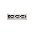 Appert Steel Floor Register - Brushed Nickel 2-1/4" x 12" (3-1/2" x 13-3/8" Overall), , large image number 0