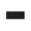 Appert Steel Floor Register - Black 4" x 10" (5-1/4" x 11-3/8" Overall), , large image number 0