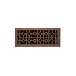 Appert Steel Floor Register - Oil Rubbed Bronze 4" x 10" (5-1/4" x 11-3/8" Overall), , large image number 0