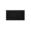 Appert Steel Floor Register - Black 6" x 14" (7-1/4" x 15-3/8" Overall), , large image number 0