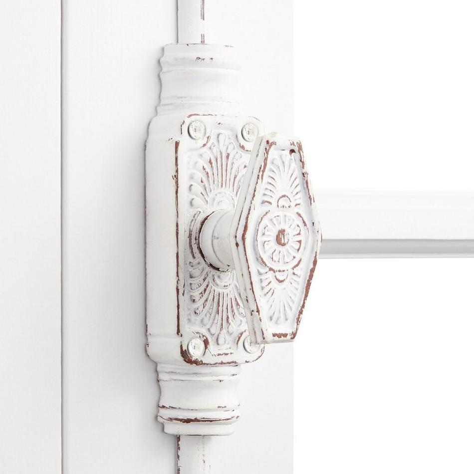 Wandsworth Iron Door Cremone Bolt - Distressed White, , large image number 0