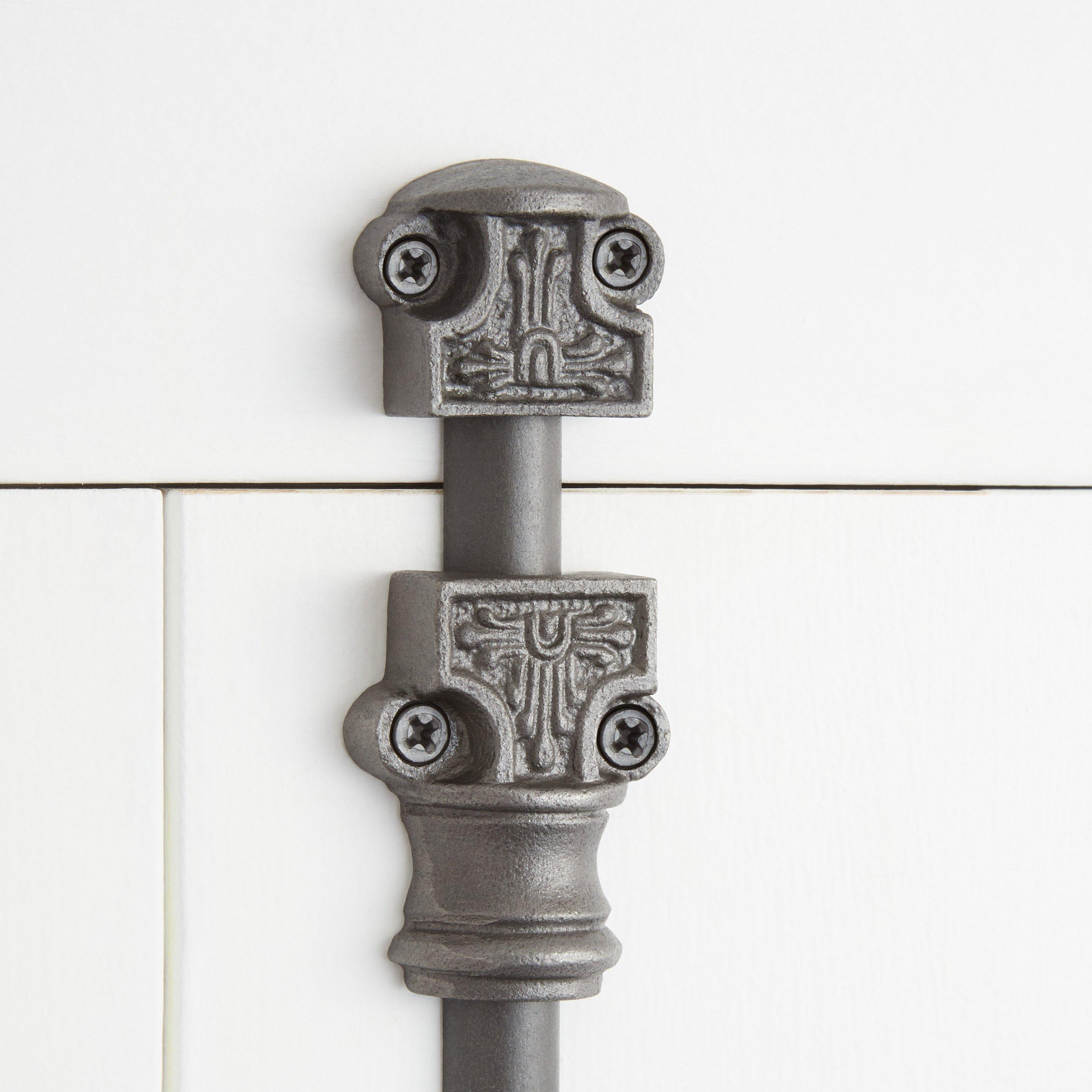 家具 Iron Window Havering Iron Window Cremone Bolt - Black Powder Coat