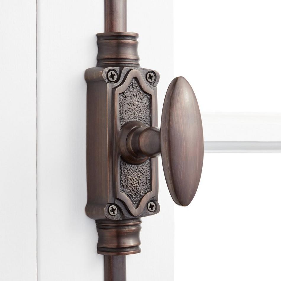 Stepney Brass Door Cremone Bolt, , large image number 2