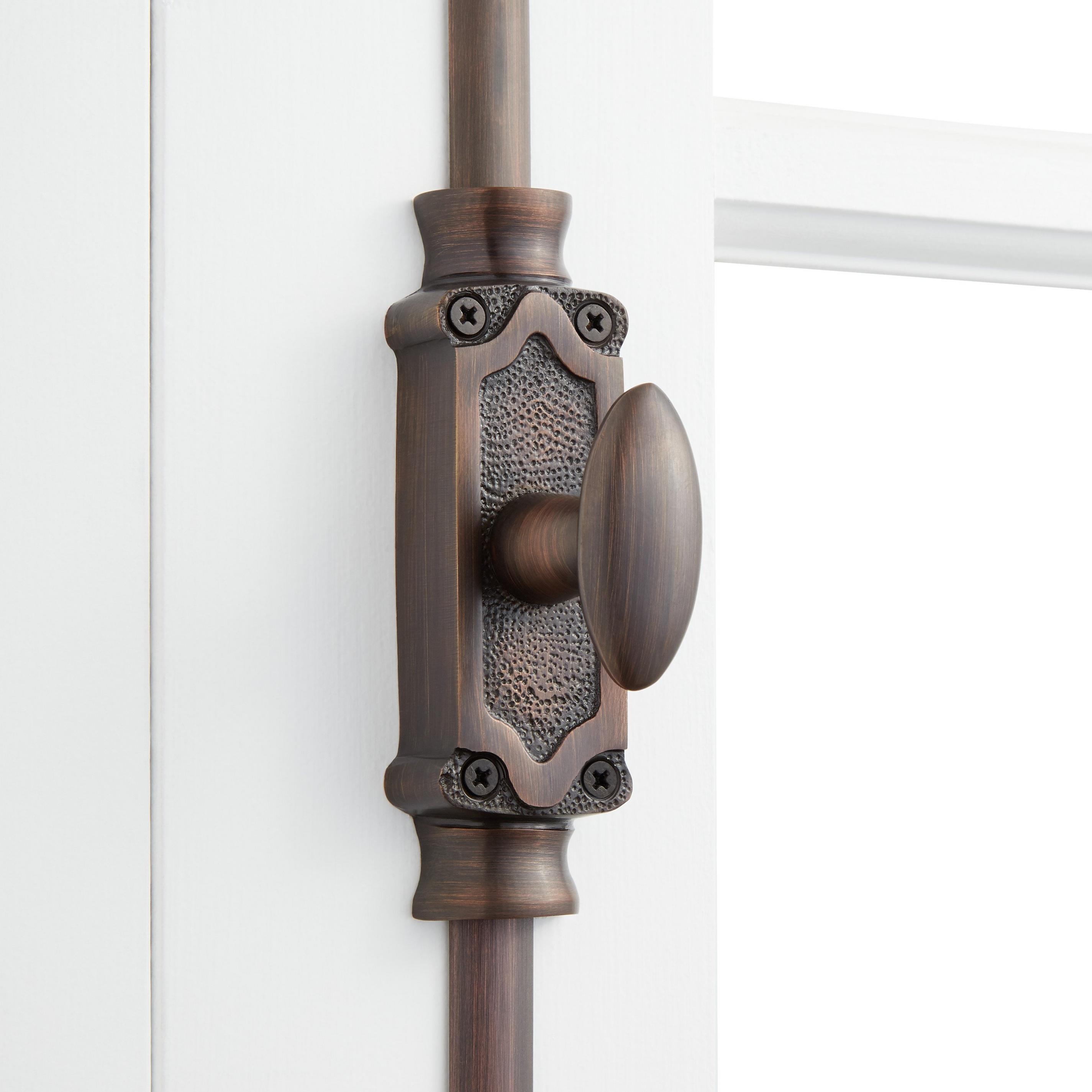 Temple Brass Window Cremone Bolt | Signature Hardware