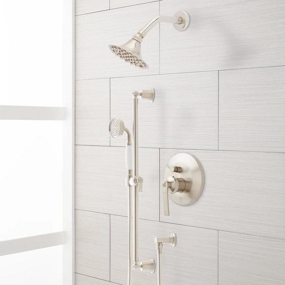 Cooper Shower System with Hand Shower - Brushed Nickel, , large image number 0