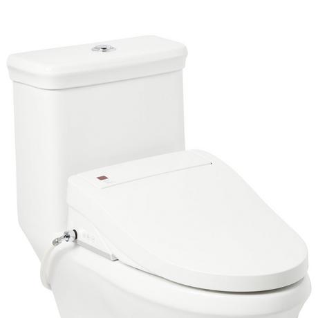 Burwell Elongated Electronic Bidet Toilet Seat